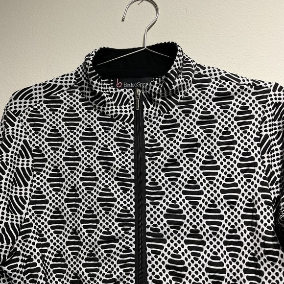 Birdeesport Runners Jacket Size M. Spandex With Pockets Like New -Gym Jacket - Picture 5 of 7